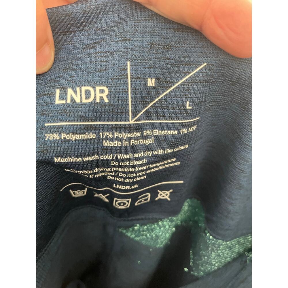 LNDR Comet Seamless High-Waisted Leggings in Poseidon Marl - Size M/L - Picture 3 of 12